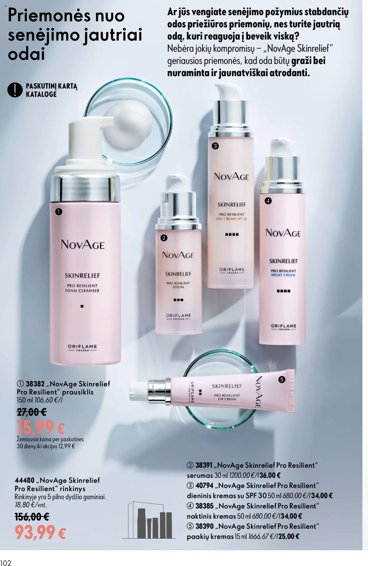 Oriflame akcijos nuo 2026.07.15 | Puslapis: 102 | Prekių: Kremas, Prausiklis