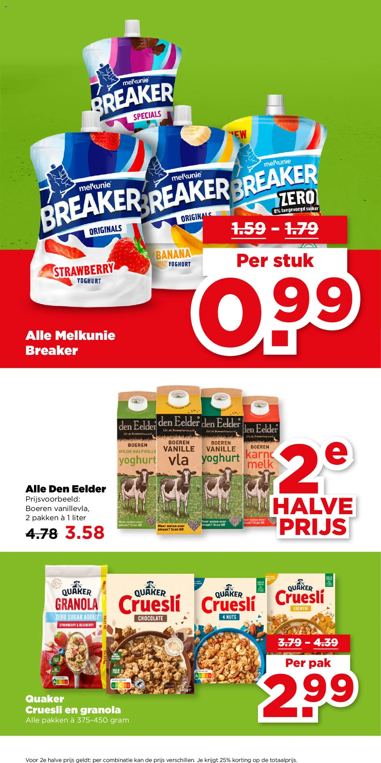 {H1} | Pagina: 13 | Producten: Melk, Yoghurt, Waffelini, Kan