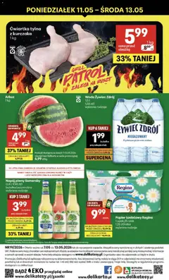 Pogląd oferty "Delikatesy Centrum gazetka" - ważna od 07.05.2026 | Strona: 40 | Produkty: Papier toaletowy, Grill, Woda źródlana, Somersby