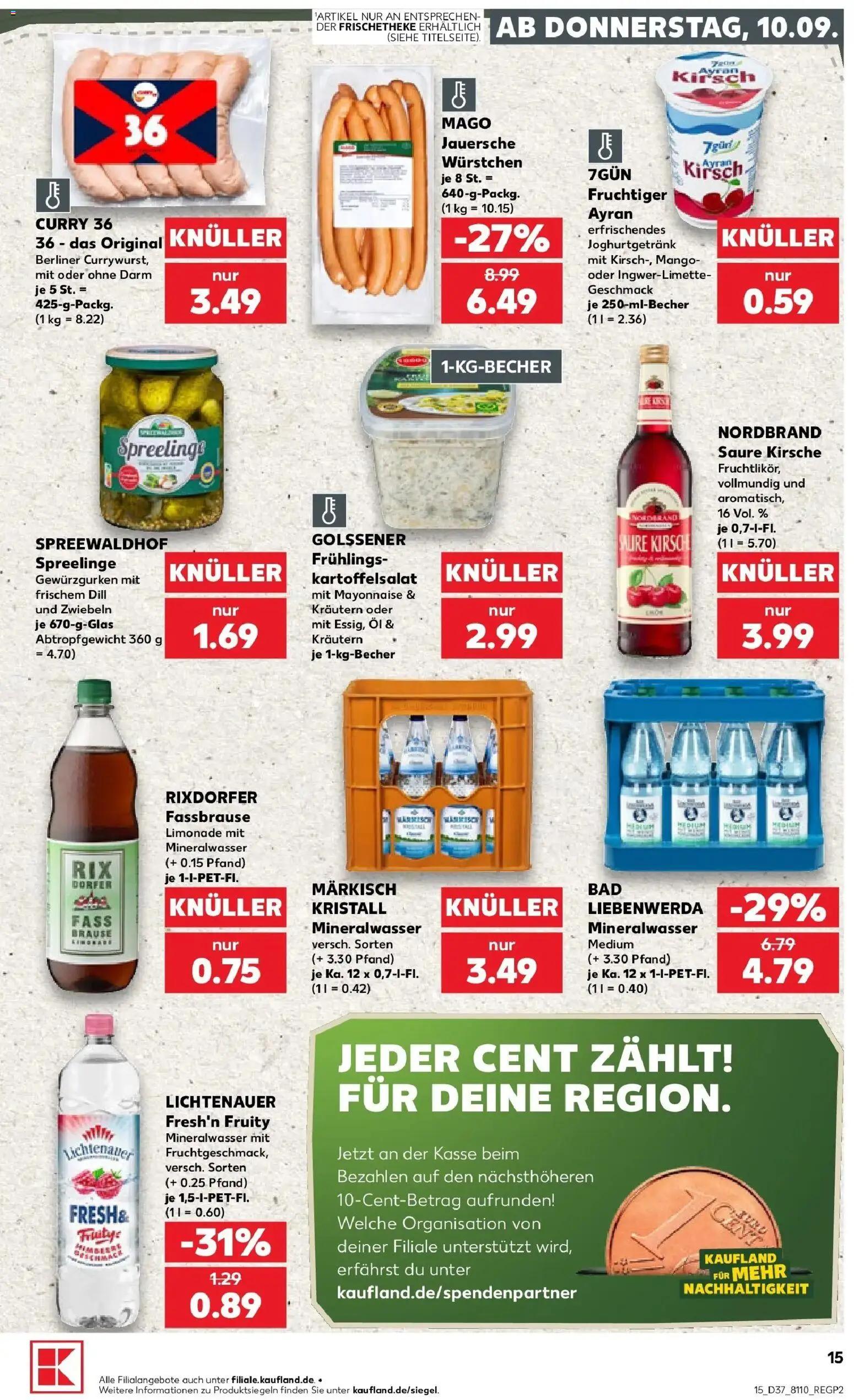 Prospekt Kaufland ab 07.09.2026 » Angebote Online zum Blättern | Seite: 24 | Produkte: Berliner, Öl, Mayonnaise, Fassbrause