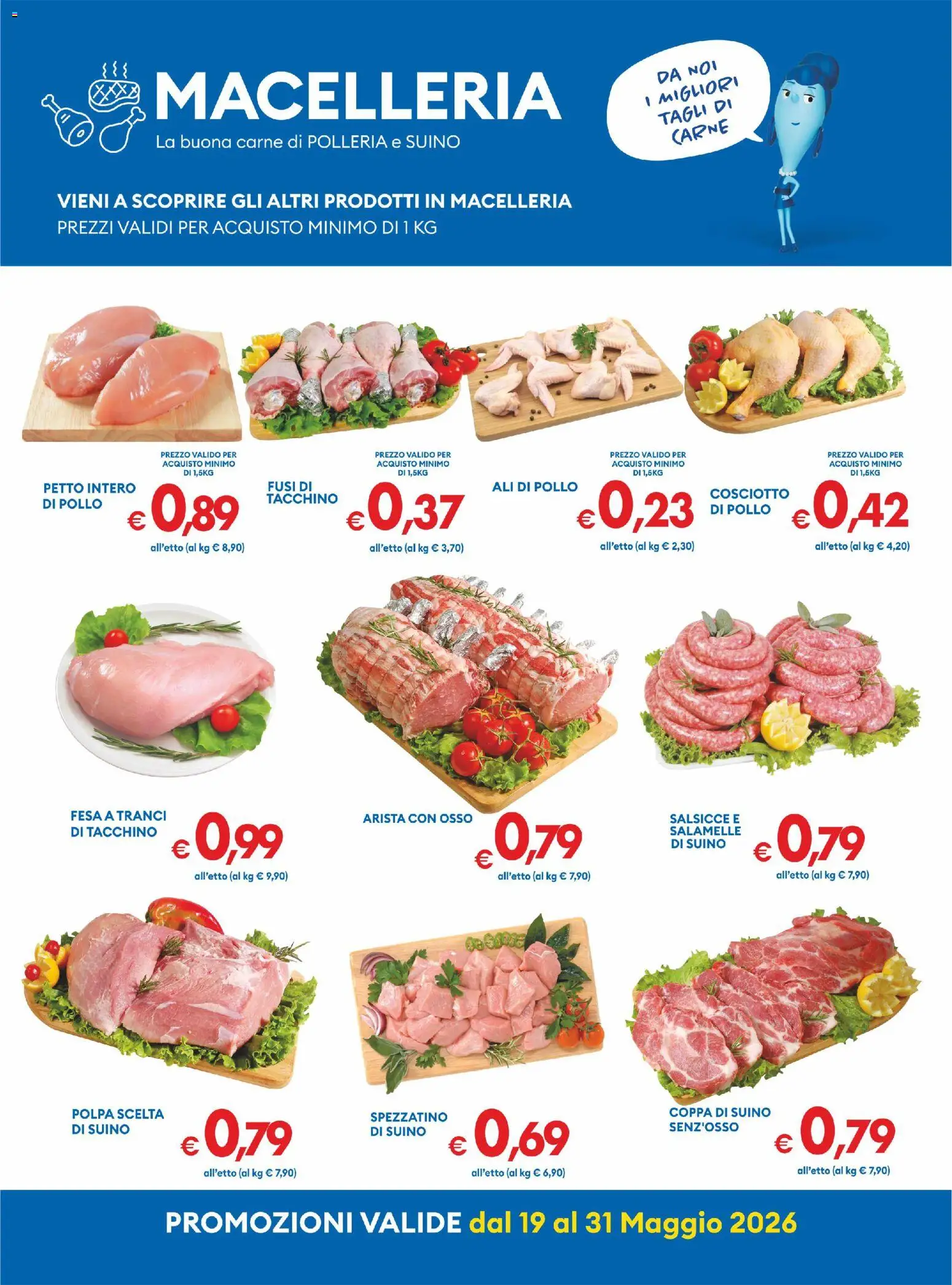 Volantino MD Discount del 19.05.2026 | Pagina: 14 | Prodotti: Pollo, Suino, Tacchino