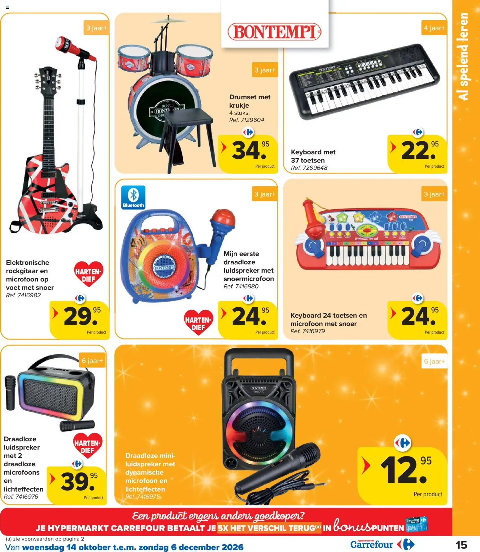 {H1} | Pagina: 15 | Producten: Keyboard, Microfoon, Speaker, Bluetooth