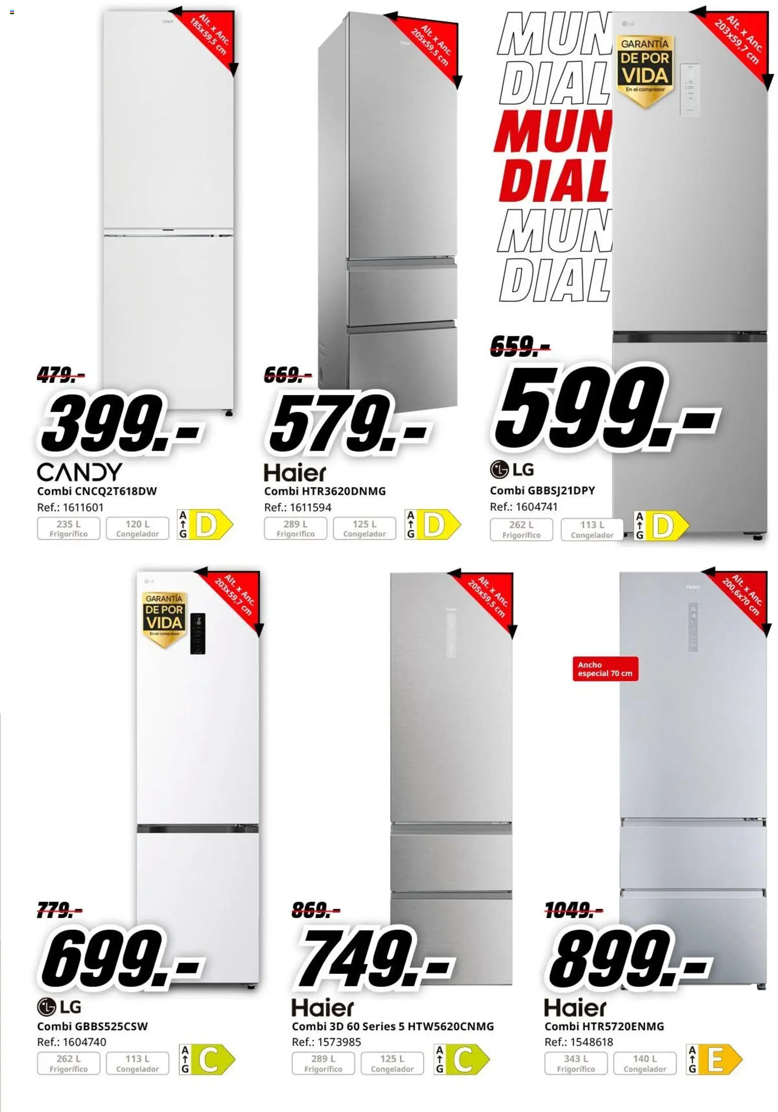 Media Markt folleto │ válido desde el 05.06.2026 | Página: 21 | Productos: Congelador, Combi