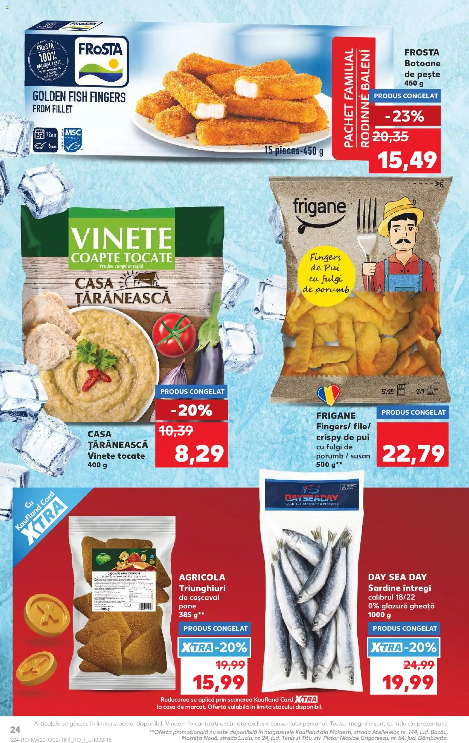 Noul catalog Kaufland – valabil de la 27.05.2026 | Pagină: 24 | Produse: Hacıyatmaz Kedi Oyuncağı, Pește, Fulgi, Porumb