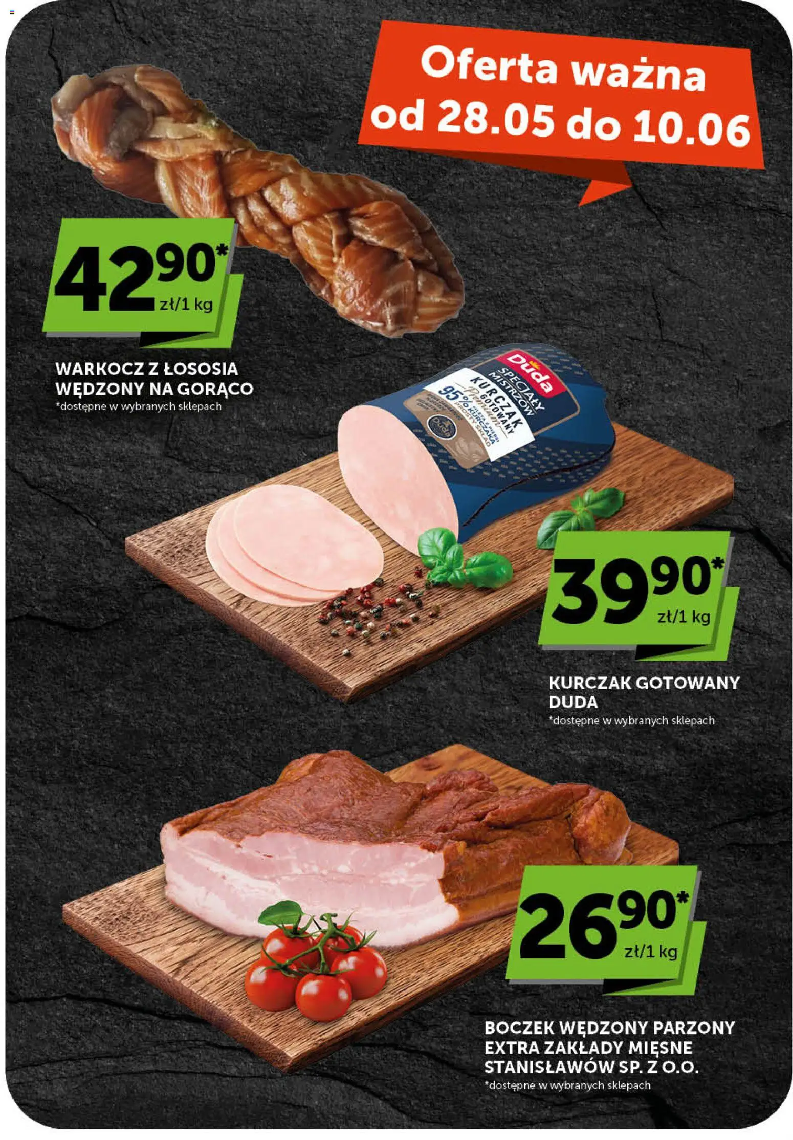 Groszek gazetka od 28.05.2026 | Strona: 22 | Produkty: Kurczak, Boczek wędzony parzony, Boczek wędzony, Boczek