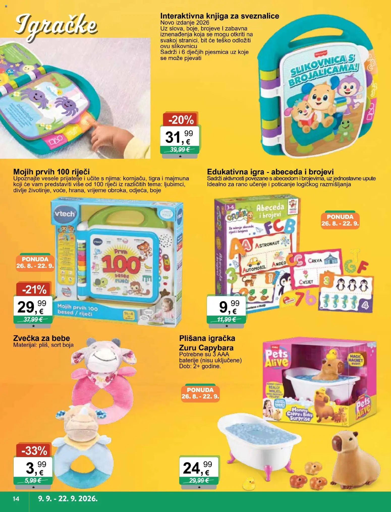 KTC katalog | vrijedi od 09.09.2026 | Stranica: 2 | Proizvodi: Baterije, Knjiga, Igra, Igračka