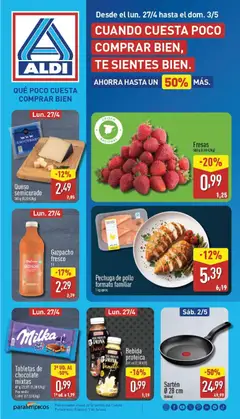 Vista previa Aldi folleto Península válido desde el 27.04.2026