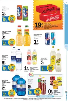 Vista previa E.Leclerc - Ciudad Real válido desde el 23/09/2026 | Página: 15 | Productos: Zumo, Té, Bebidas, Azúcar