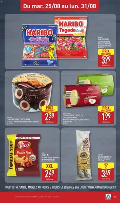 Aldi - Prévisualisation de ALL SEASONS, COUPELLES DE FRUITS, Le lot de 4 coupelles., Au choix : pomme, poire, pêche, ananas ou multifruits., Coupelles de fruits All Seasons, le lot de 4 coupelles. Au choix : pomme, poire, pêche, ananas ou multifruits. valide à partir de 25/08/2026 | Page: 15