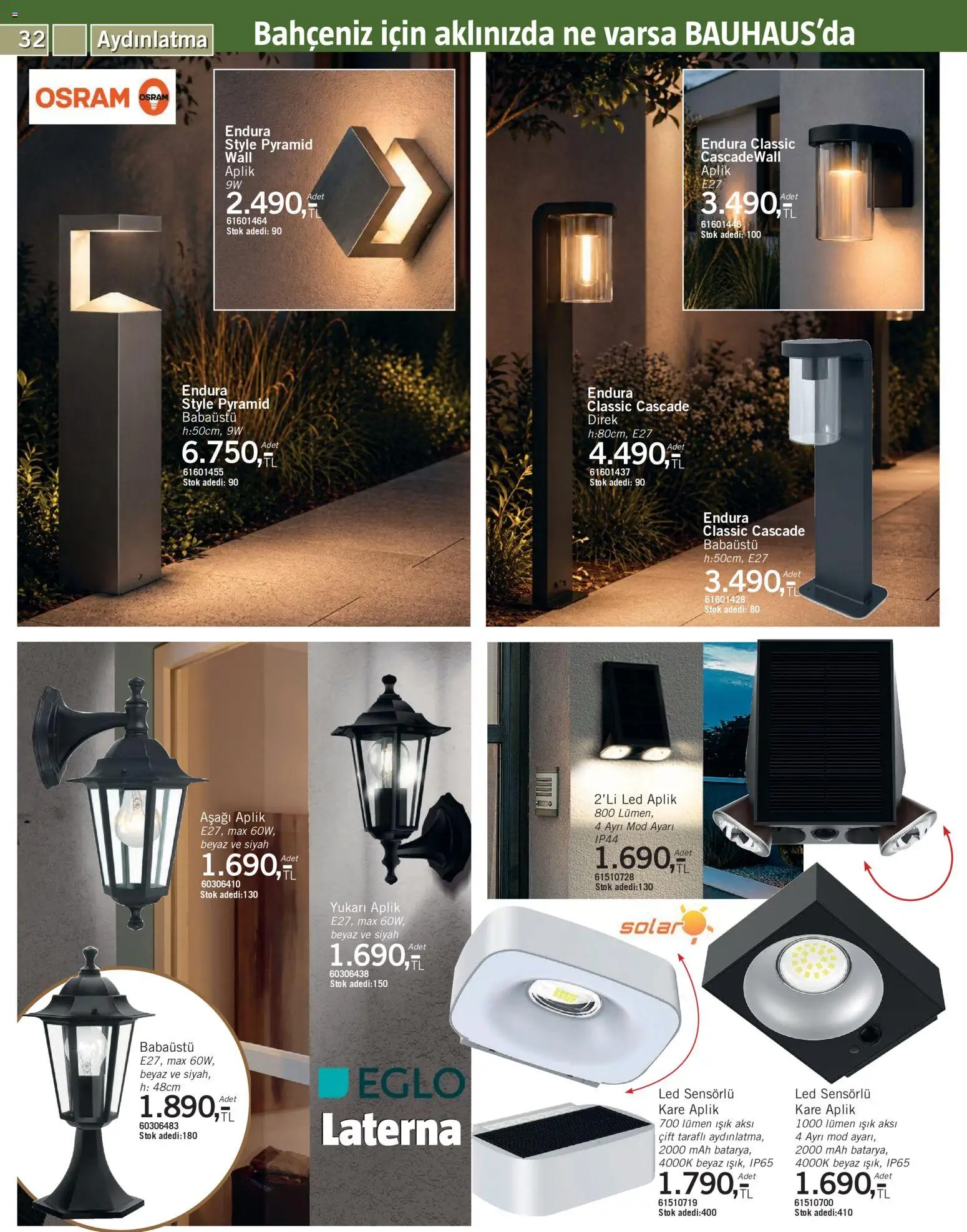Bauhaus Katalog - 09.05.2026 tarihinden itibaren geçerlidir | Sayfa: 32