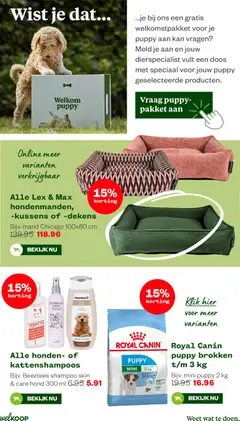 Welkoop folder - Voorbeeld van een folder van Welkoop, geldig van 07-09-2026 | Pagina: 6 | Producten: Dekens, Kussens, Water, Shampoo