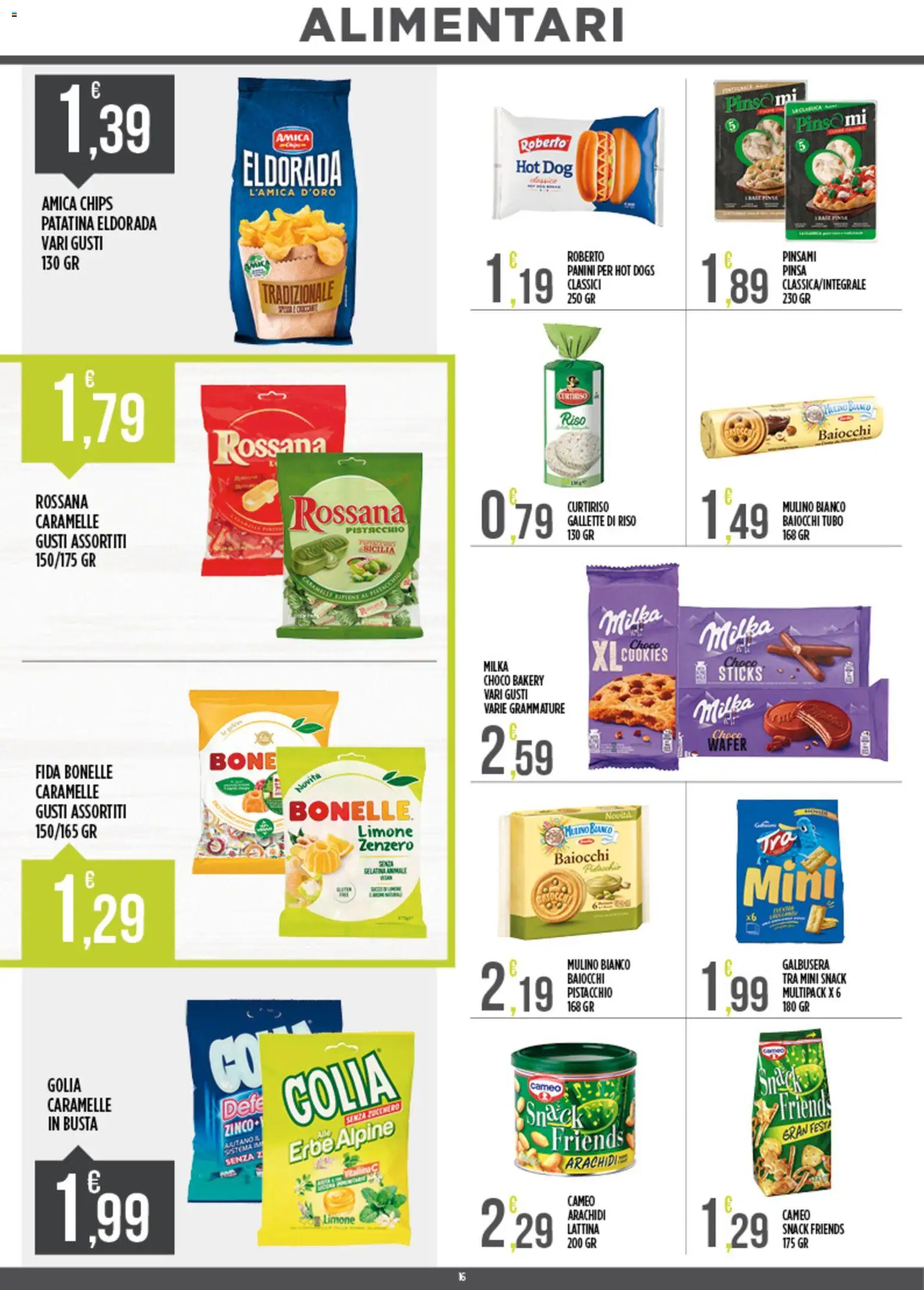 Volantino Euroesse del 05/10/2026 | Pagina: 16 | Prodotti: Pistacchio, Riso, Zucchero, Arachidi