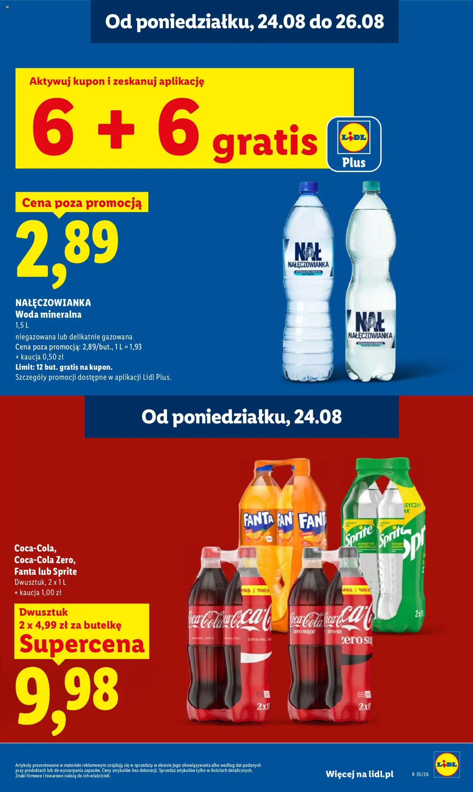 Lidl Polsko leták od 24.08.2026 | Strana: 23 | Produkty: Pero, Fanta, Sprite