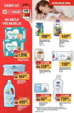 Maxi katalog - pregled Maxi kataloga - važi od 14.05.2026 | Strana: 28 | Proizvode: Šljiva, Sapun, Omekšivač za veš, Pelene