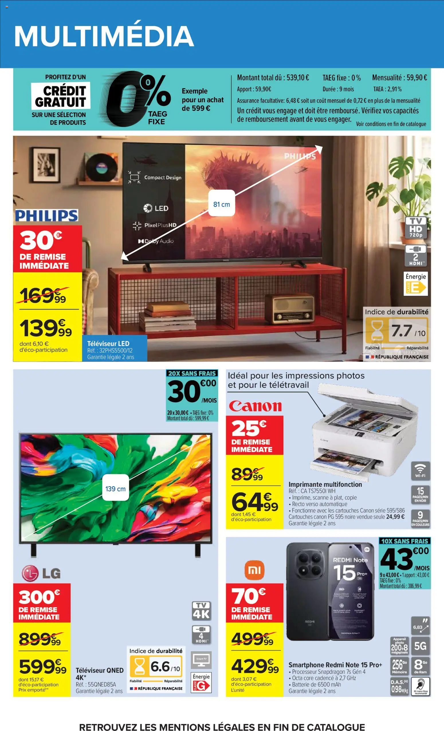 {H1} | Page: 72 | Produits: Smartphone, Televiseur, Batterie, Smart TV