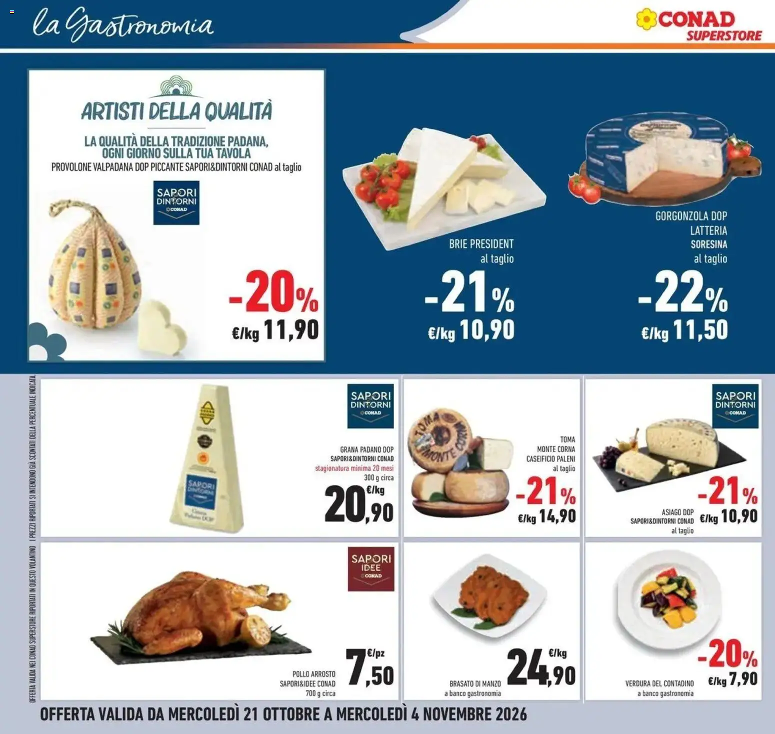 Anteprima volantino Conad dal 21/10/2026 prossima settimana | Pagina: 22