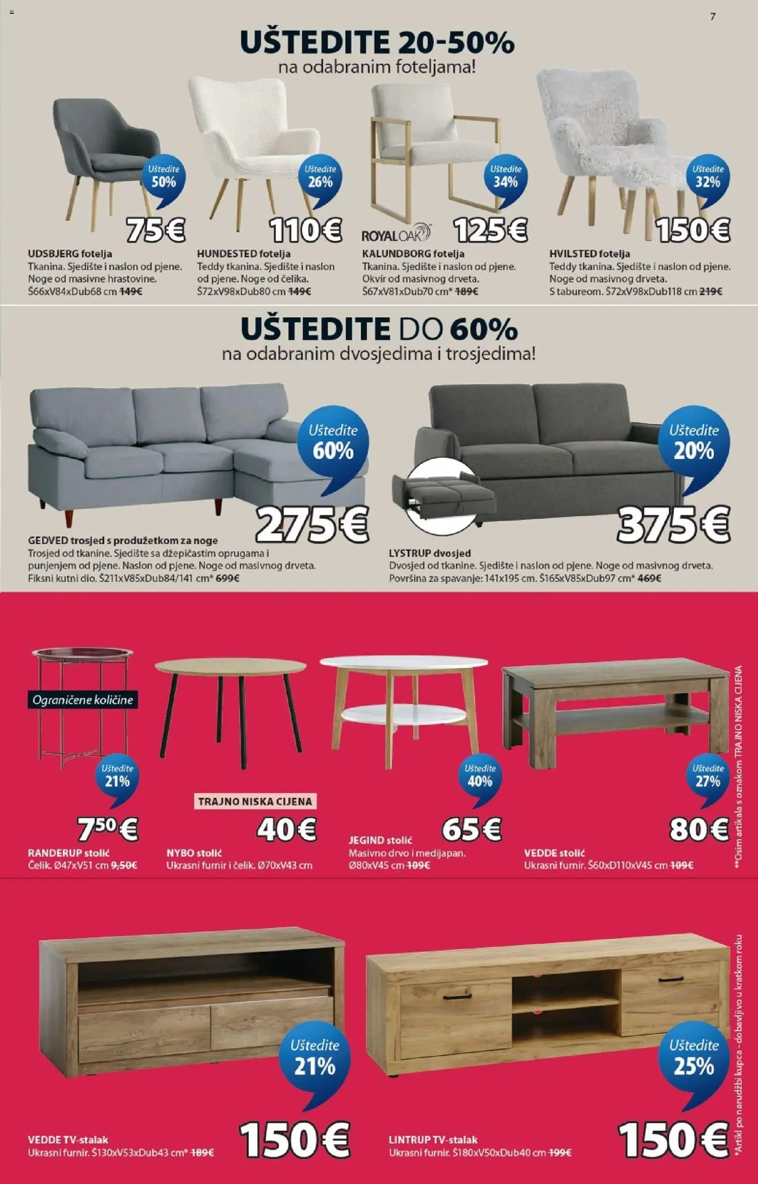 JYSK katalog | vrijedi od 22.06.2026 | Stranica: 7