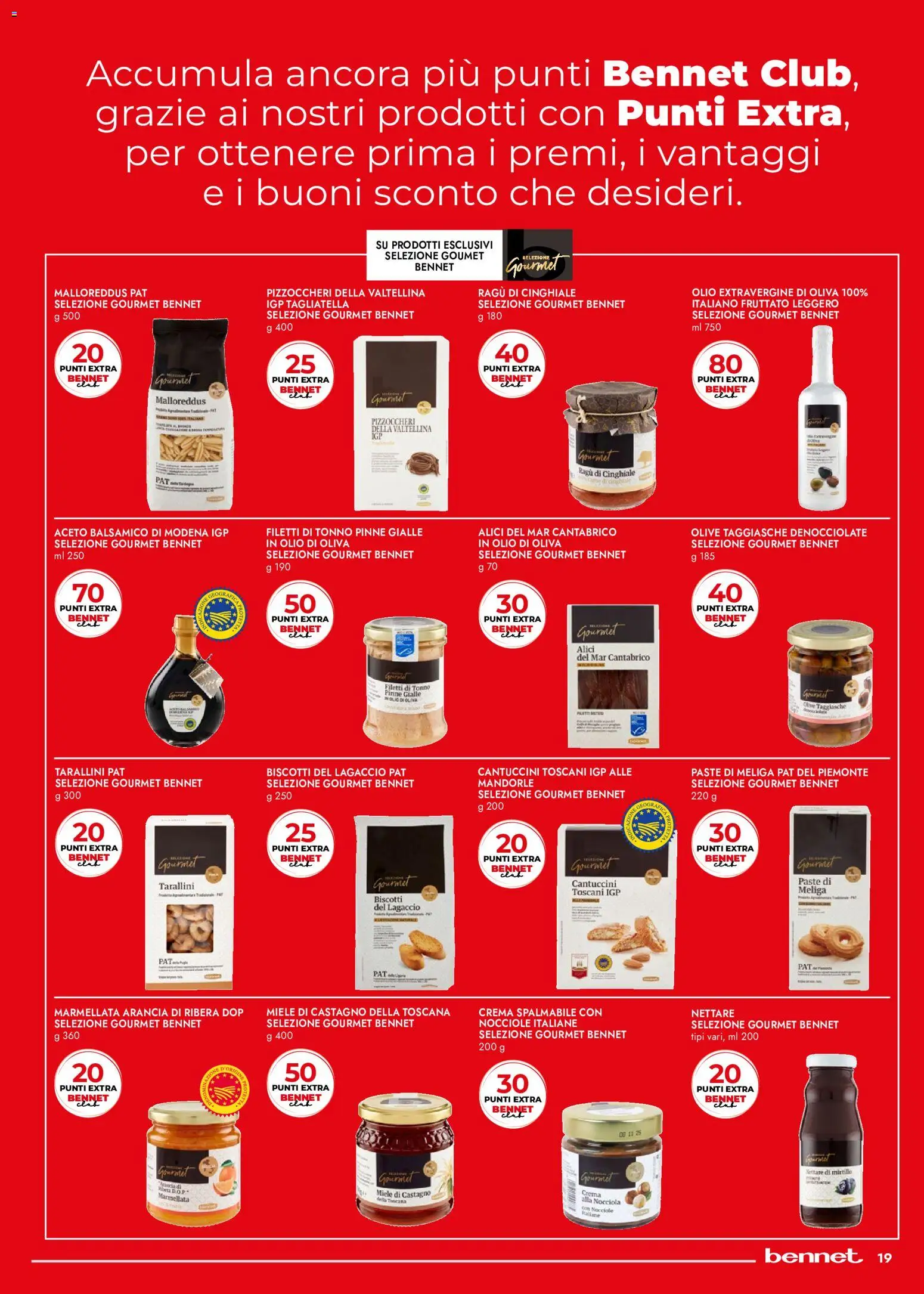 Volantino bennet del 27/08/2026 | Pagina: 19 | Prodotti: Patate, Tonno, Marmellata, Olio di Oliva
