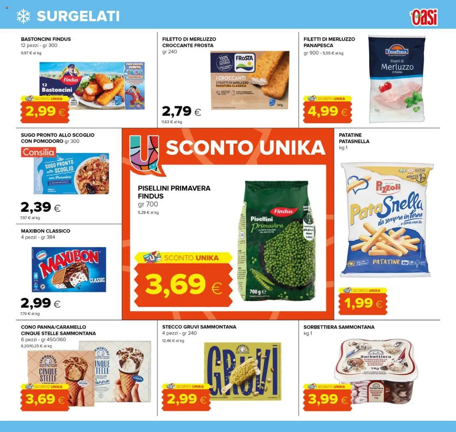 Volantino Oasi del 20.05.2026 | Pagina: 15 | Prodotti: Patatine, Forno, Mascarpone, Sugo