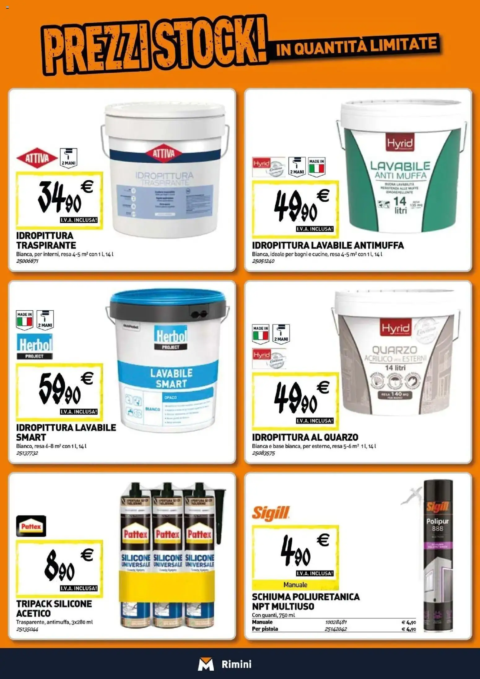 Nuovo TECNOMAT catalogo Rimini dal 27/08/2026 > offerte anteprima 🛍️ | Pagina: 13 | Prodotti: Schiuma, Silicone