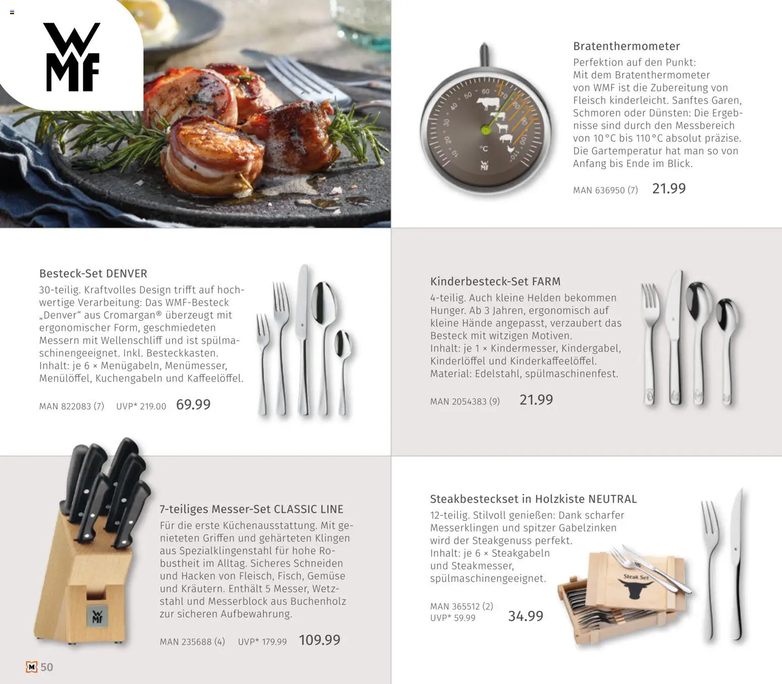 Müller Haushaltskatalog – gültig ab 01.10.2026 | Seite: 50 | Produkte: Gemüse, Steak, Fleisch