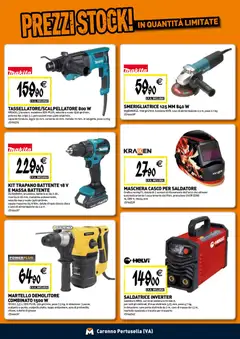 Anteprima del volantino Tecnomat catalogo valido a partire dal 24/09/2026 | Pagina: 20 | Prodotti: Saldatrice inverter, Trapano, Smerigliatrice, Valigetta