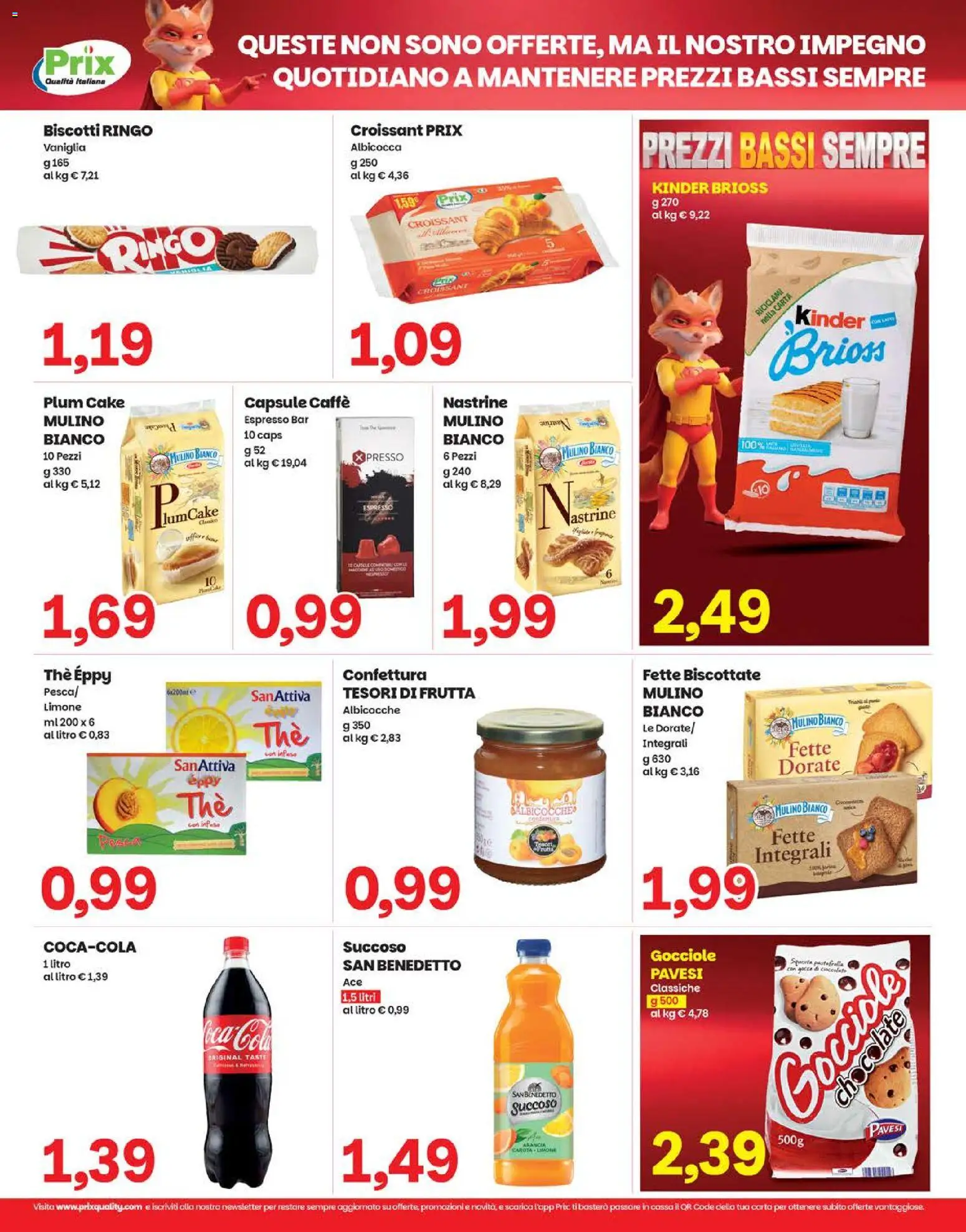Volantino Prix del 15.06.2026 | Pagina: 9 | Prodotti: Caffè, Limone, Arancia, Fette biscottate