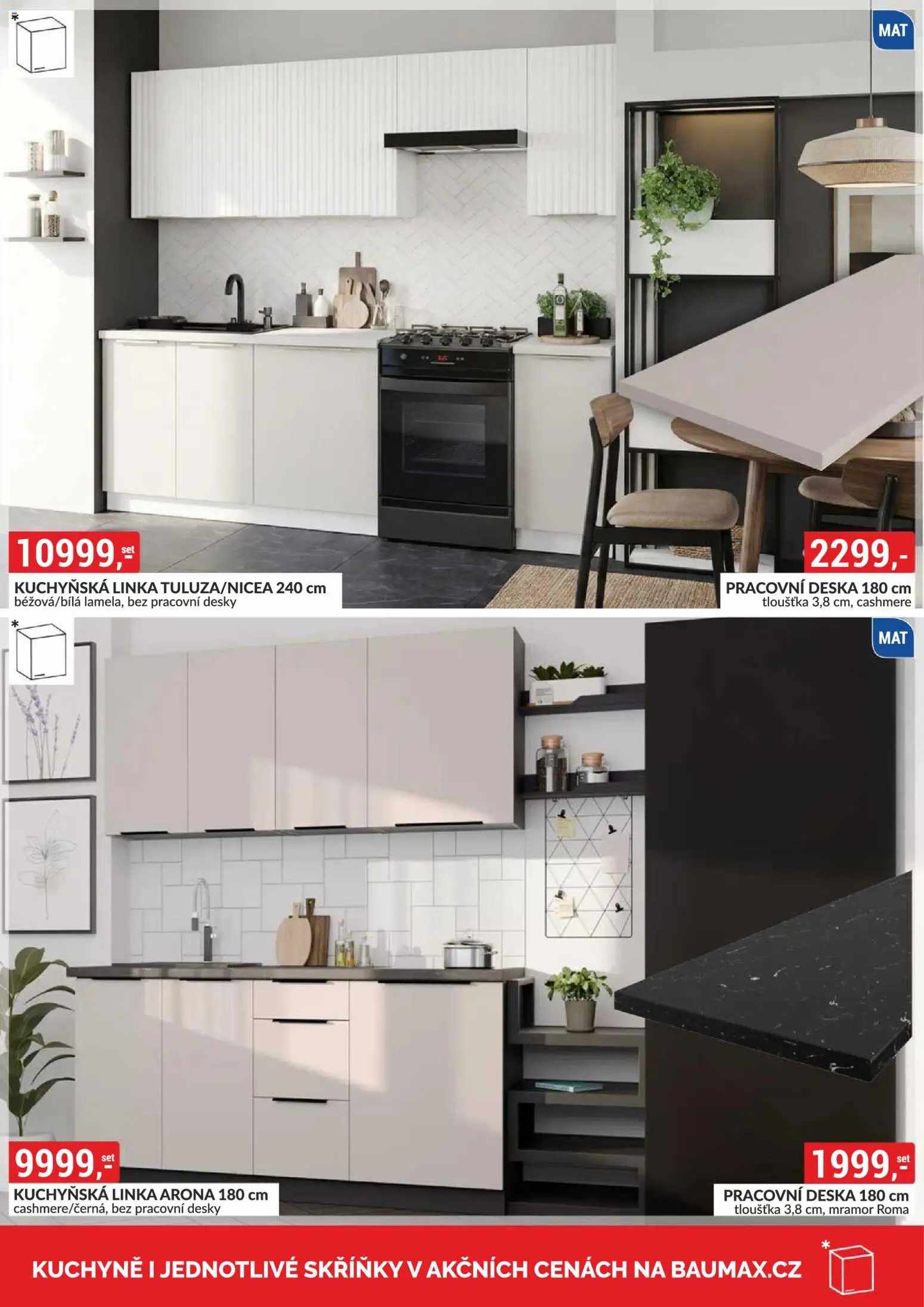 BAUMAX leták - Objevte svět nábytku od 01.08.2026 | Strana: 79 | Produkty: Kuchyňská linka, Pracovní deska, Desky, Kuchyně