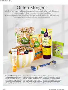dm drogerie markt Active Beauty Magazin 07,08/2026 ab 01.08.2026 gültig | Seite: 28 | Produkte: Zitrone, Matcha, Dusche, Joghurt
