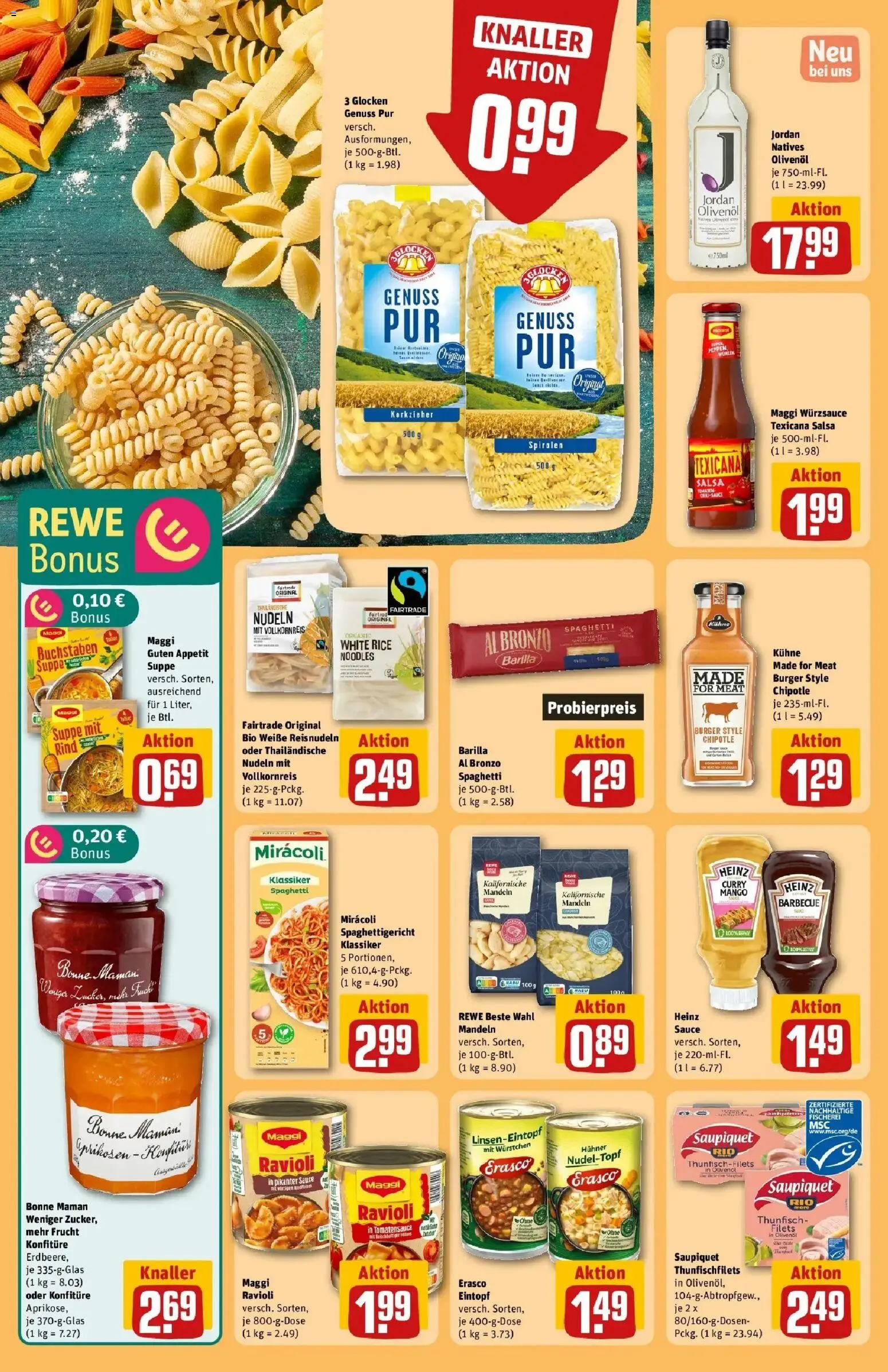 Rewe Prospekt Hamburg/Tonndorf – gültig ab 08.06.2026 | Seite: 26 | Produkte: Maggi, Thunfisch, Olivenol, Erasco