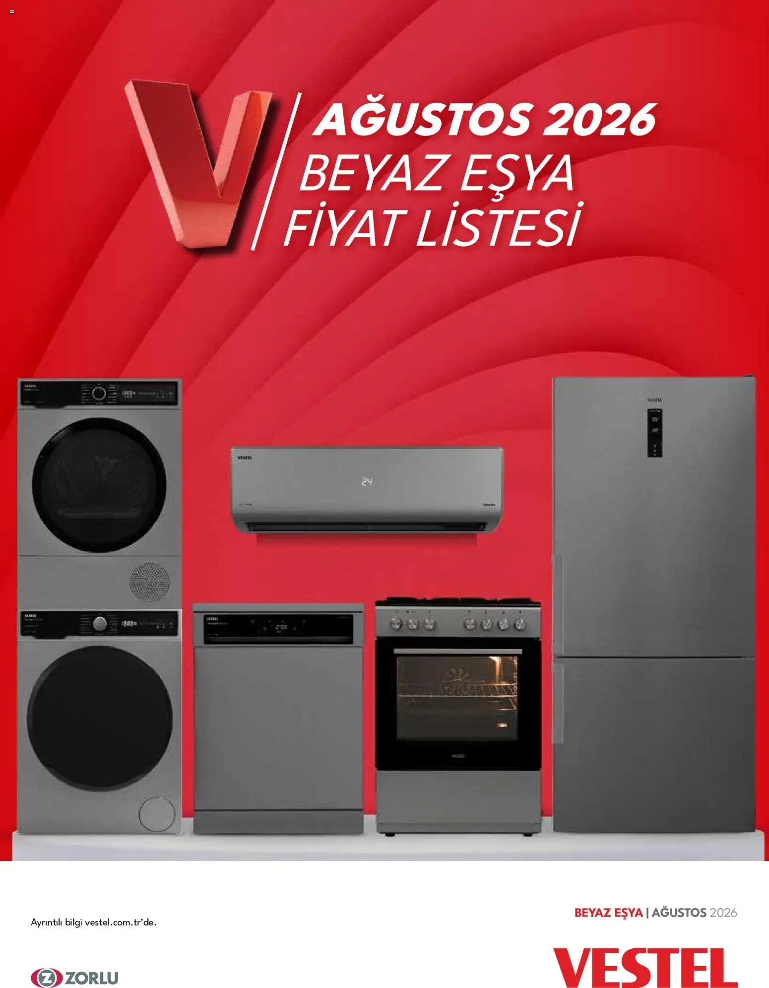 Vestel Katalog - 01 Ağustos 2026 tarihinden itibaren geçerlidir | Sayfa: 1