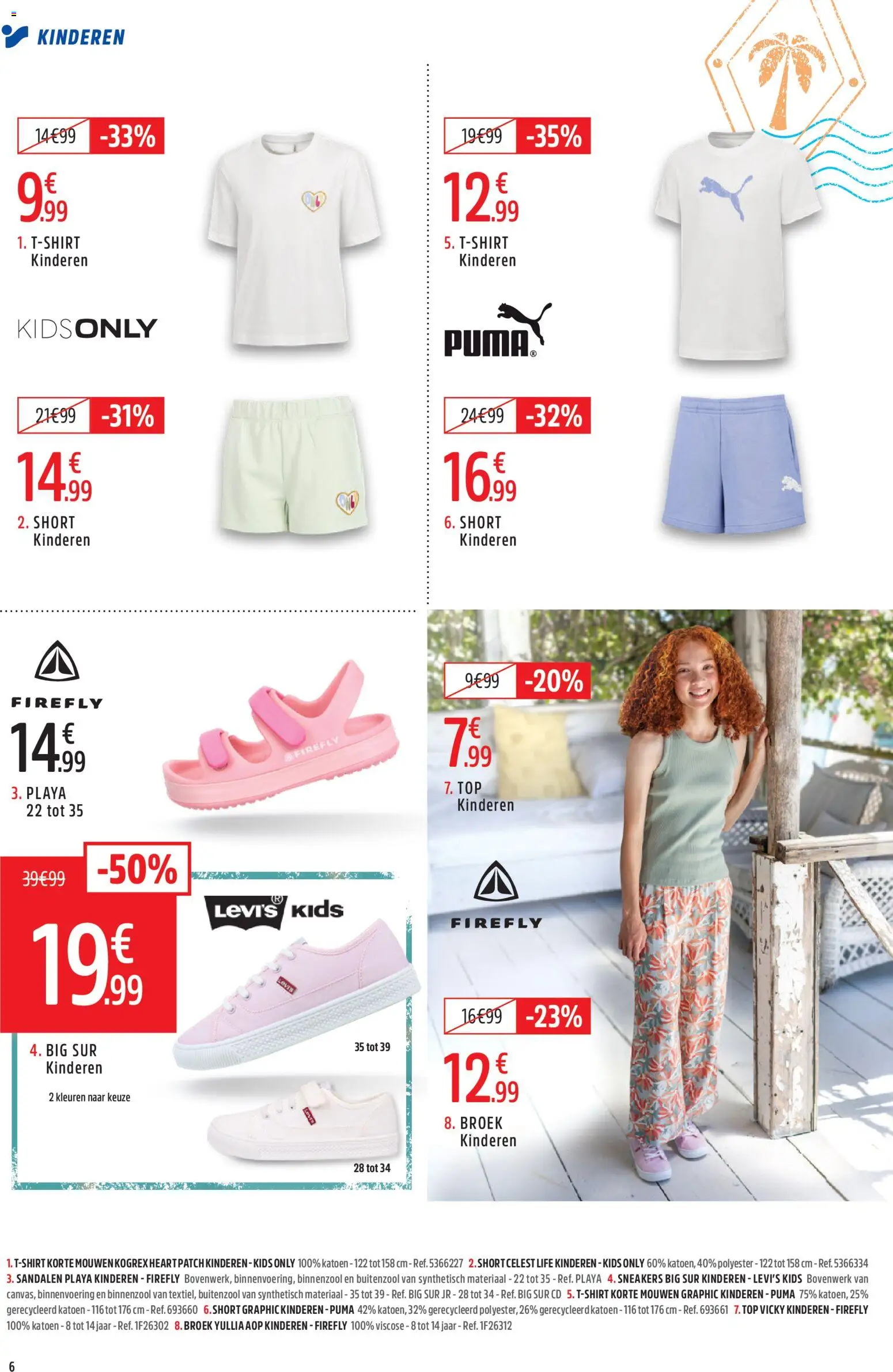 {H1} | Pagina: 6 | Producten: Sneakers, Sandalen, Broek