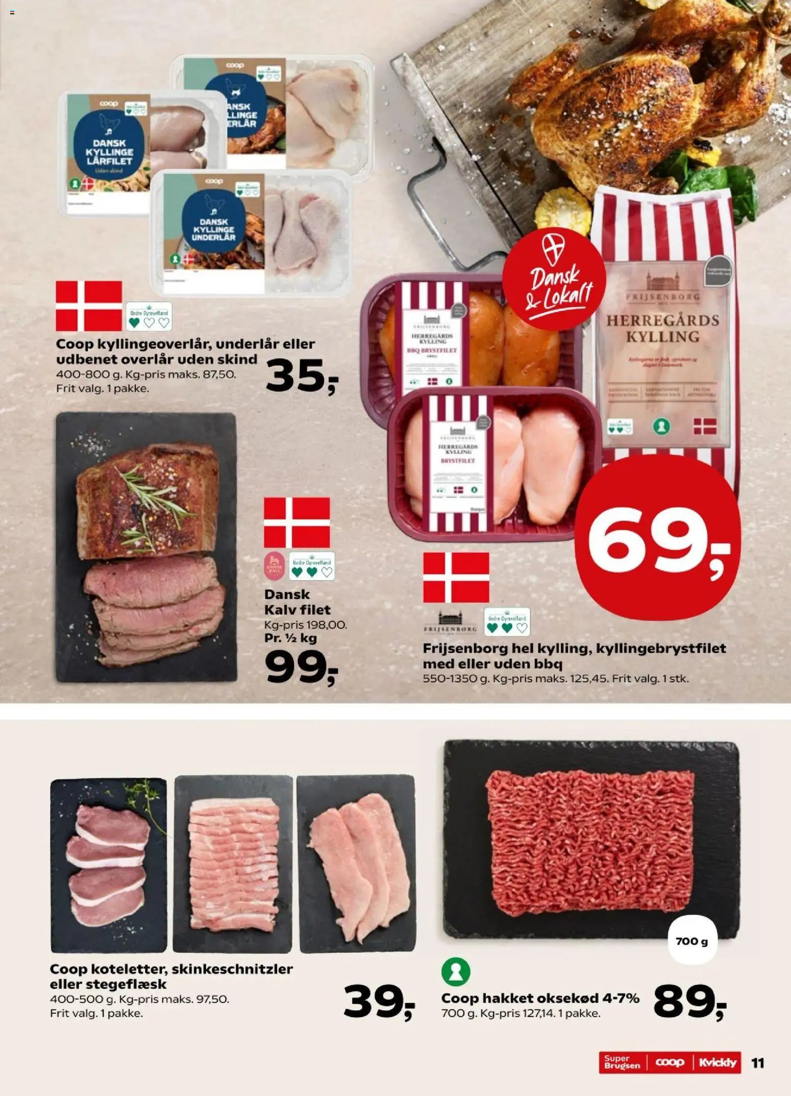 Kvickly tilbudsavis – gyldig fra 26/06/2026 | Side: 11 | Produkter: Oksekød