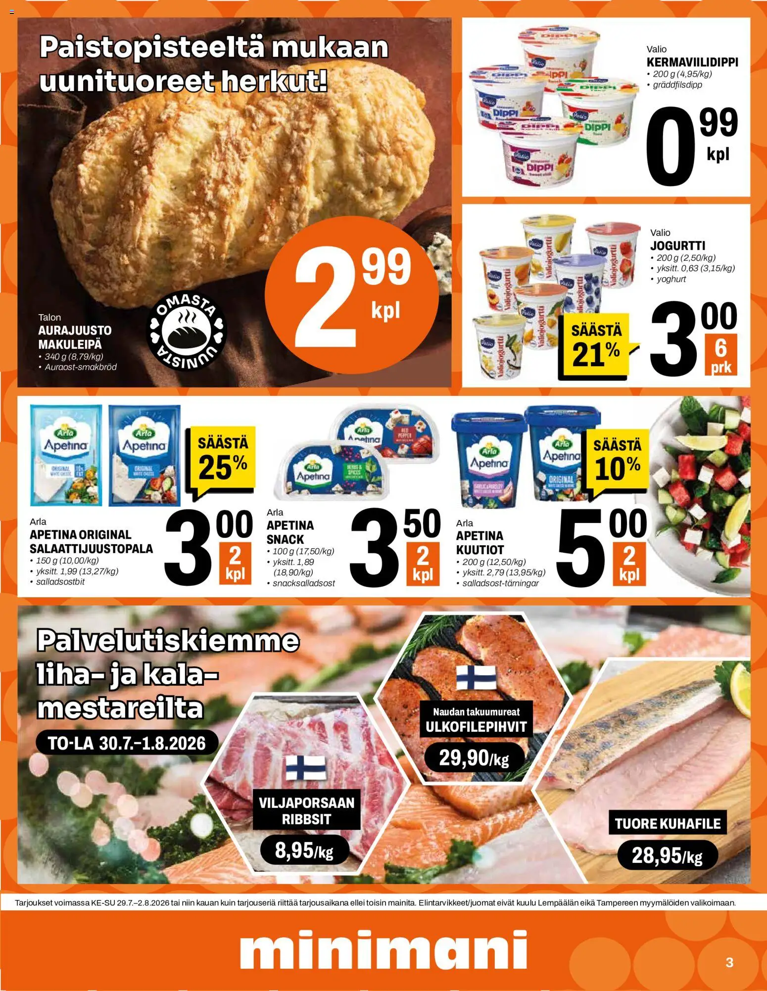 Minimani tarjoukset – voimassa 29/07/2026 alkaen | Sivu: 3