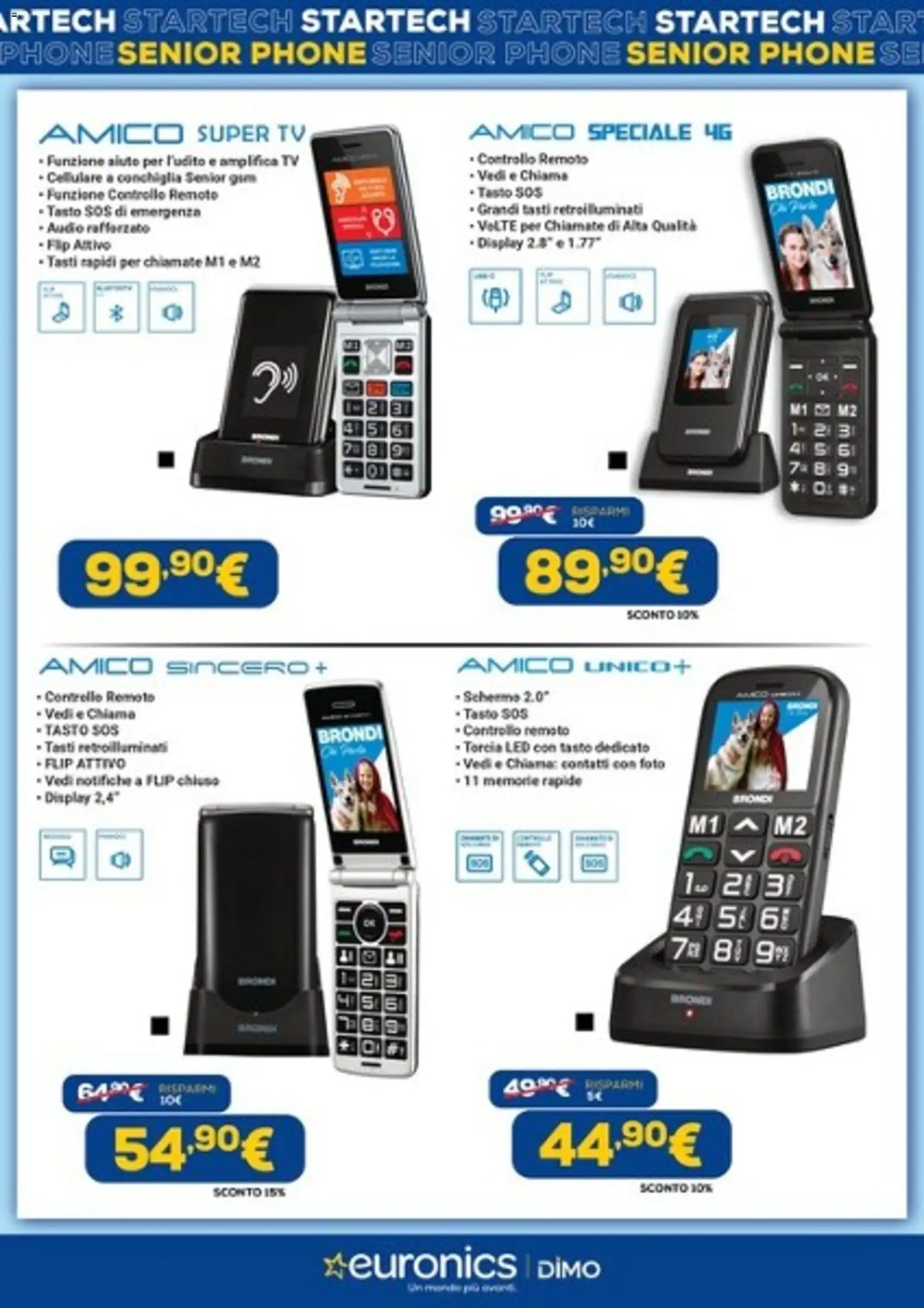 Volantino Euronics del 31/08/2026 | Pagina: 3 | Prodotti: Cellulare, Torcia, TV, Audio