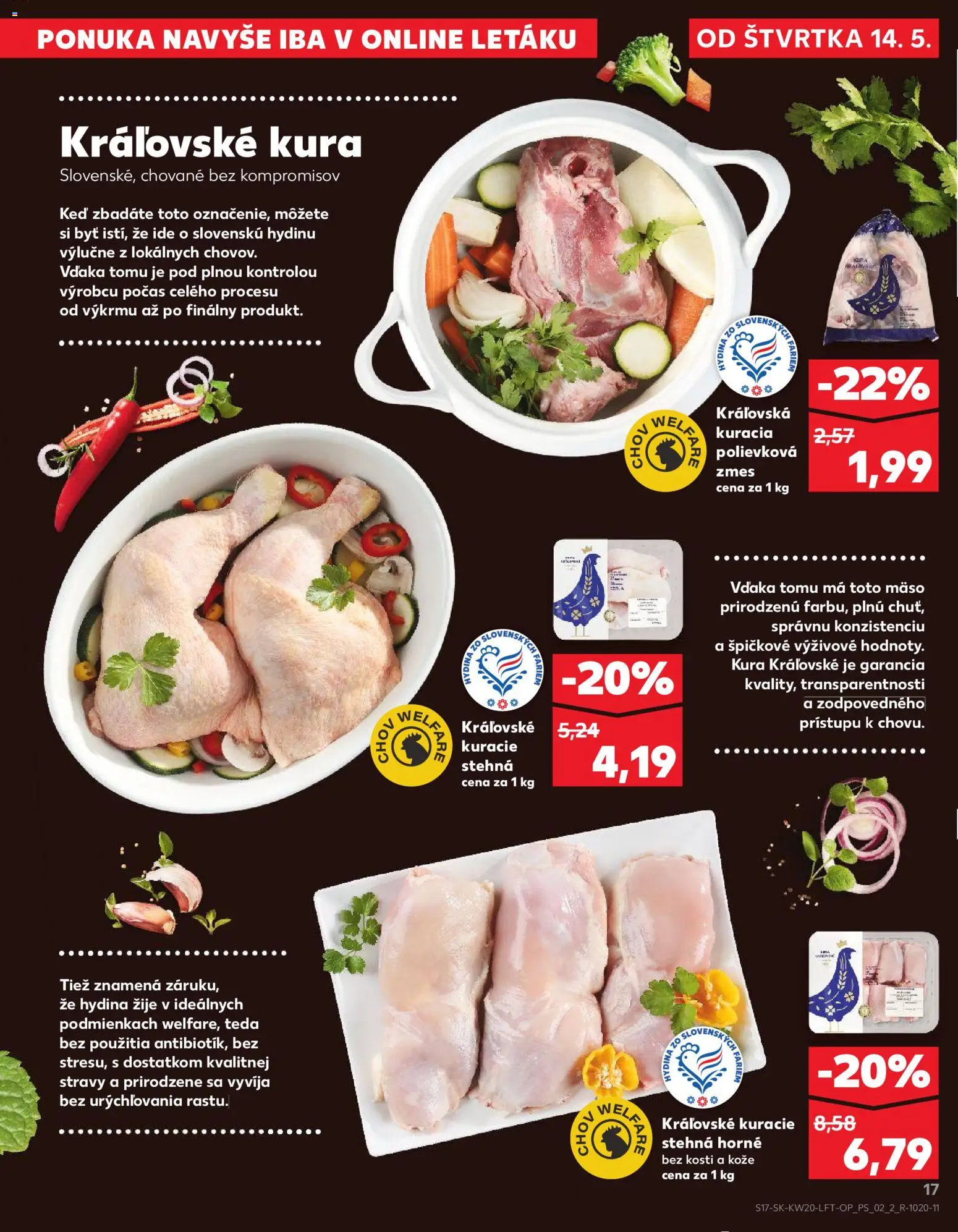 Nové Kaufland akcie – leták je platný od 14.05.2026 | Strana: 17