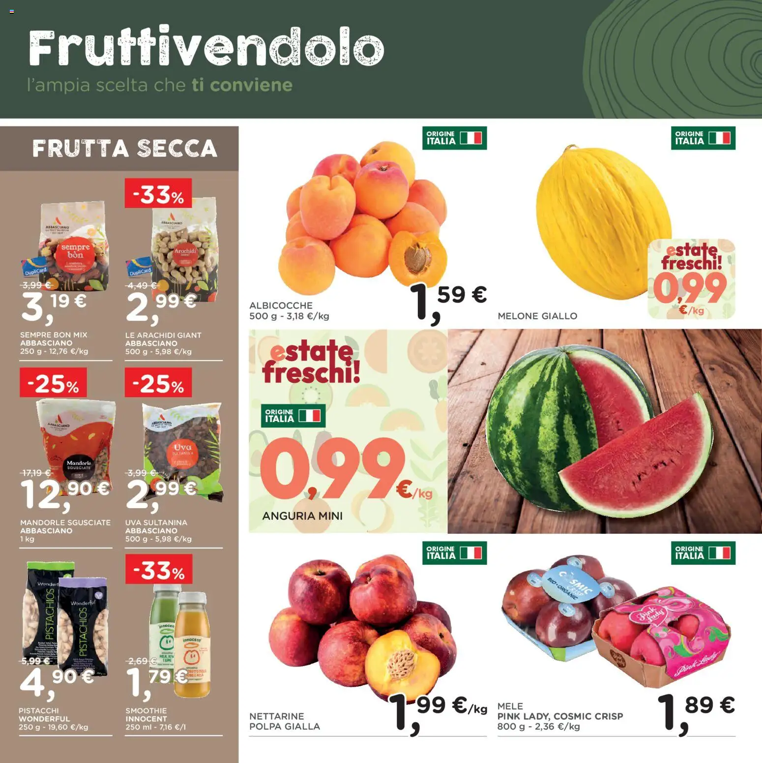 Volantino Poli del 17/06/2026 | Pagina: 2 | Prodotti: Frutta, Uva, Pistacchi, Albicocche