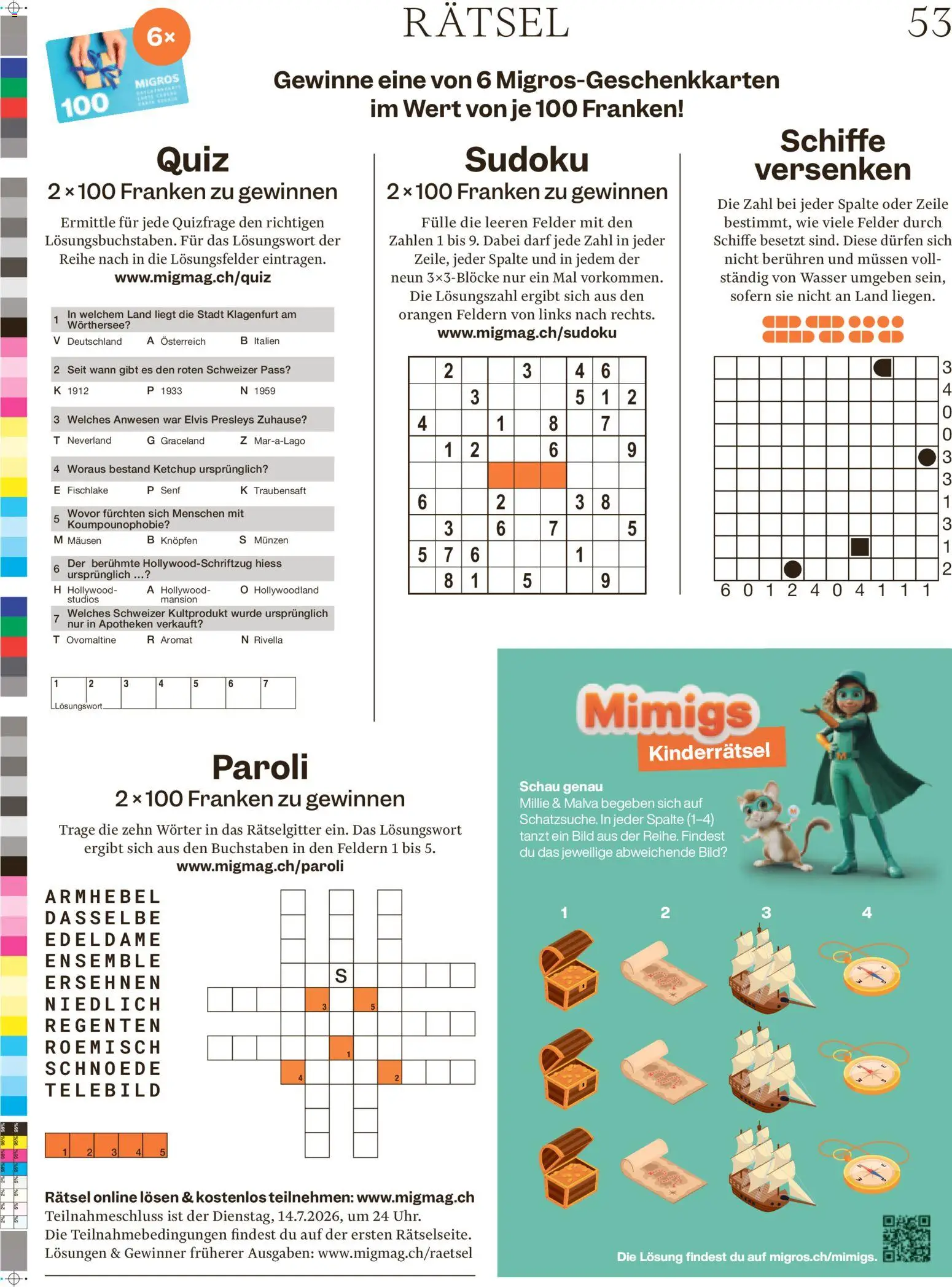 Migros aktionen Magazin – gültig ab 08.07.2026 | Seite: 53