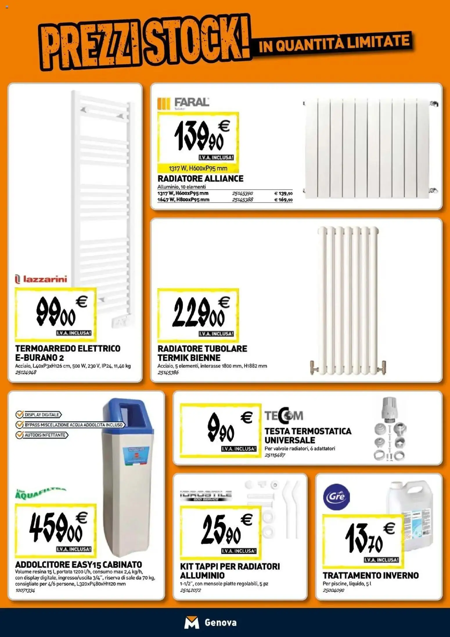 Nuovo TECNOMAT - Straordinari prezzi stock! dal 24/09/2026 > offerte anteprima 🛍️ | Pagina: 6 | Prodotti: Acqua, Sale, Alluminio