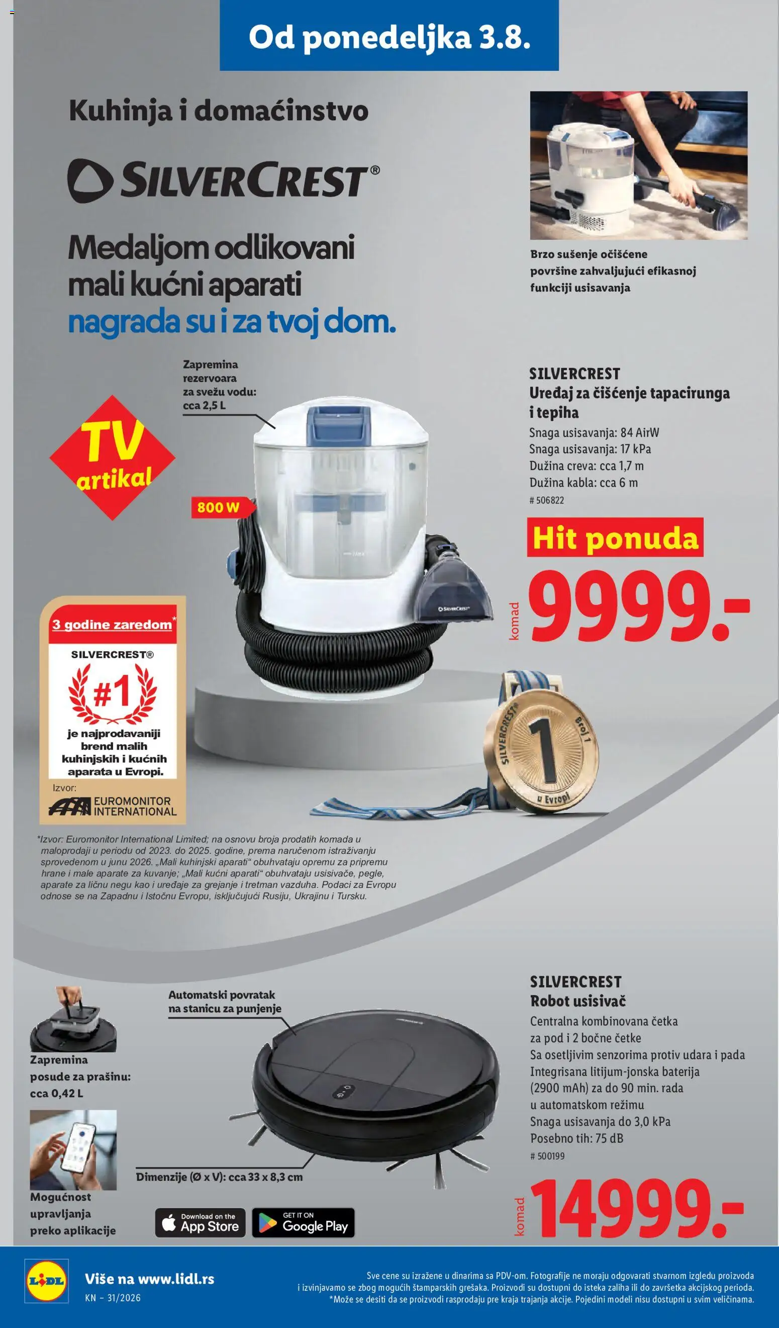 Lidl katalog - važi od 30.07.2026 | Strana: 86 | Proizvode: Usisivač, Robot, Baterija, Četka