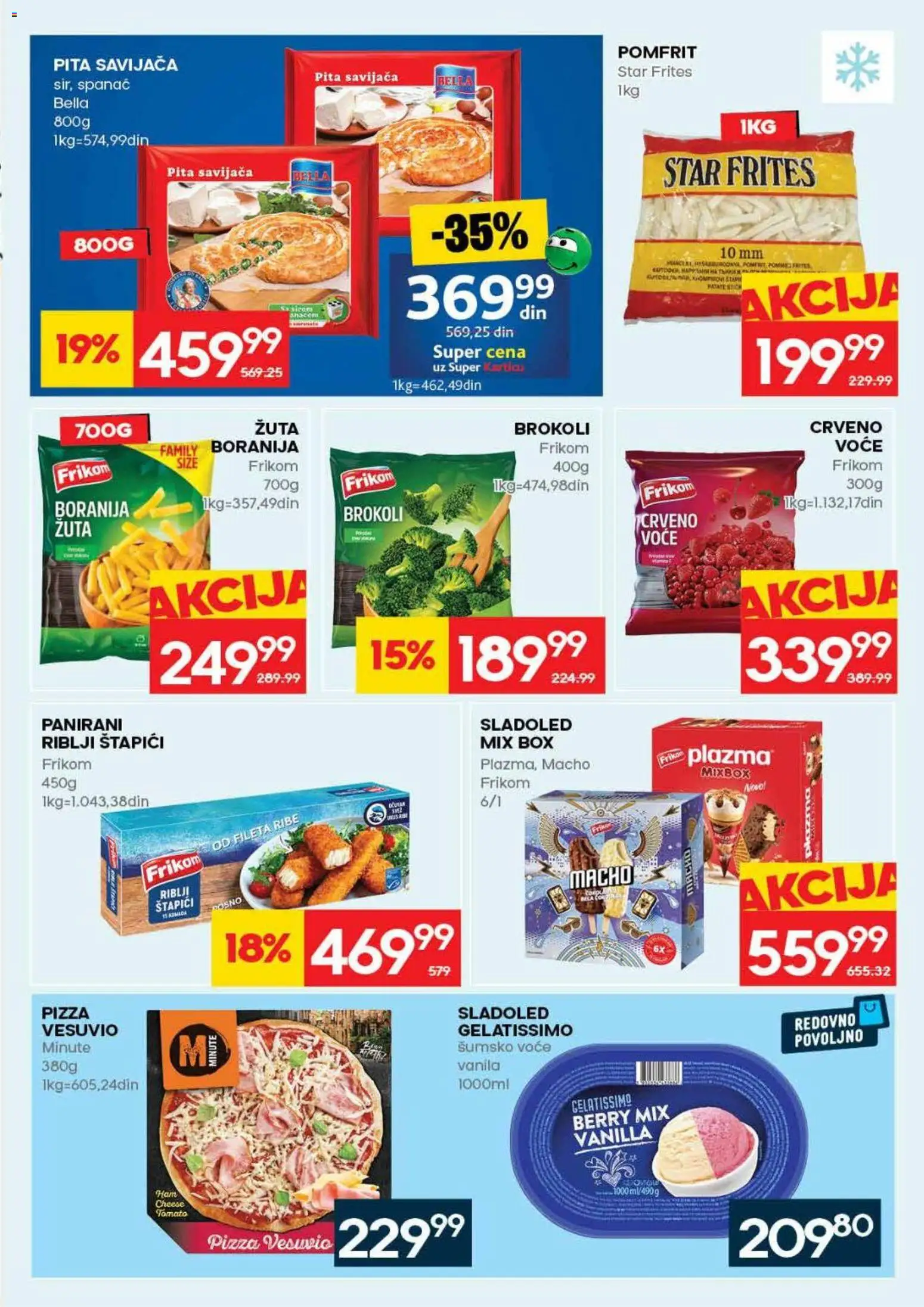 Idea katalog - važi od 16.04.2026 | Strana: 13 | Proizvode: Spanać, Sladoled, Plazma, Pomfrit
