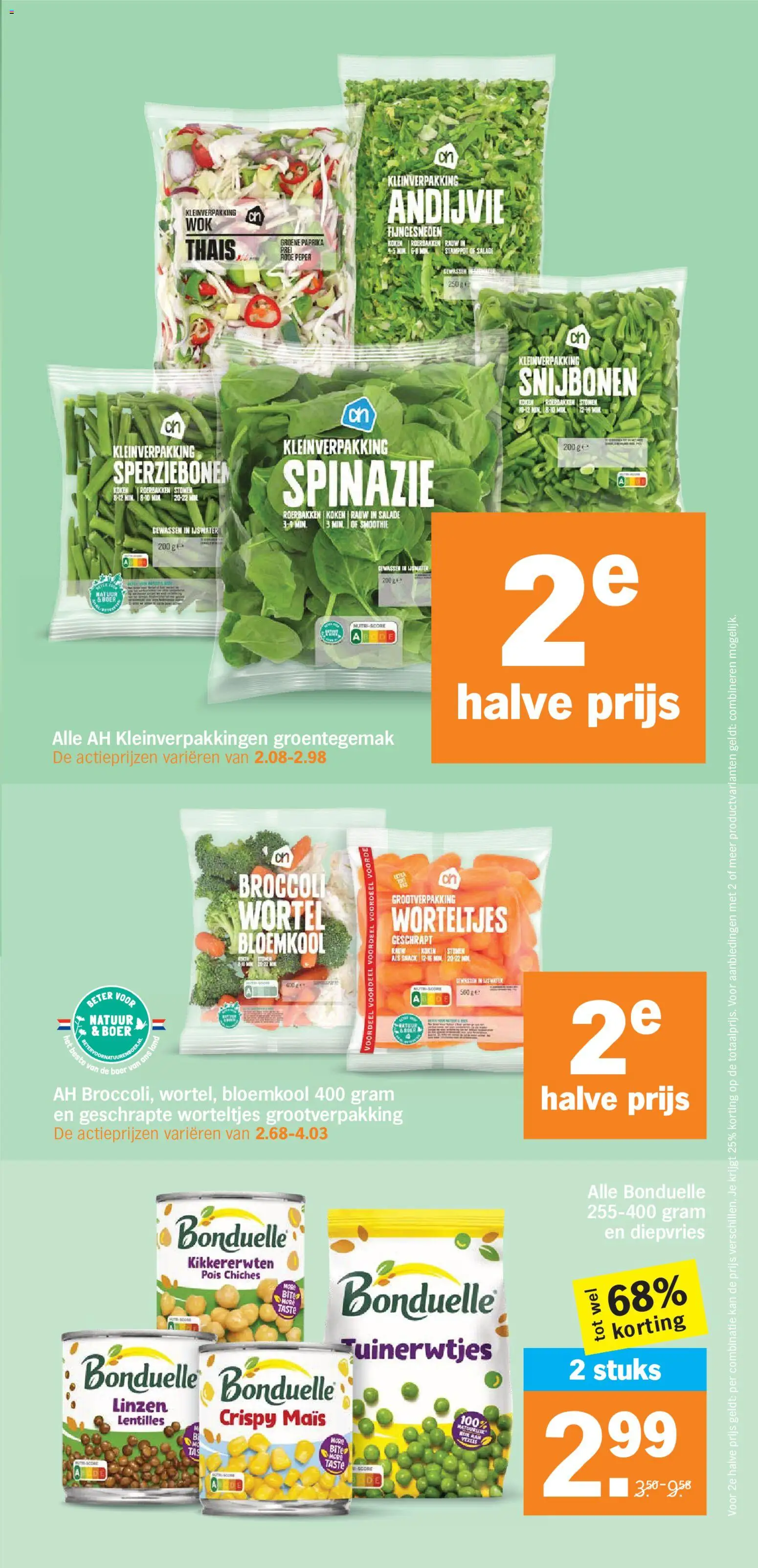 {H1} | Pagina: 22 | Producten: Bloemkool, Spinazie, Salade, Maïs