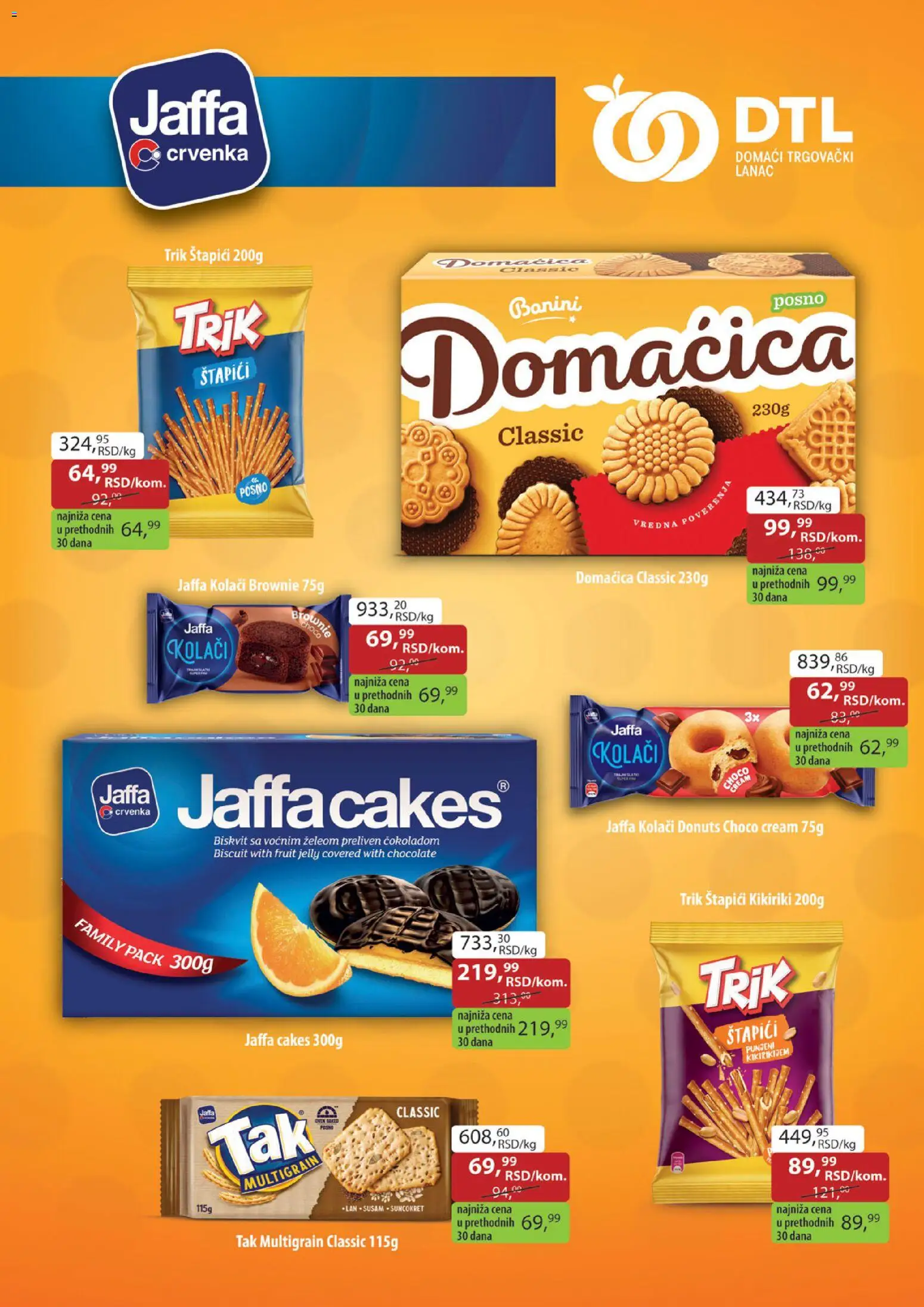 Zlatan Trag katalog - važi od 15.07.2026 | Strana: 3 | Proizvode: Domaćica, Brownie, Susam, Kikiriki