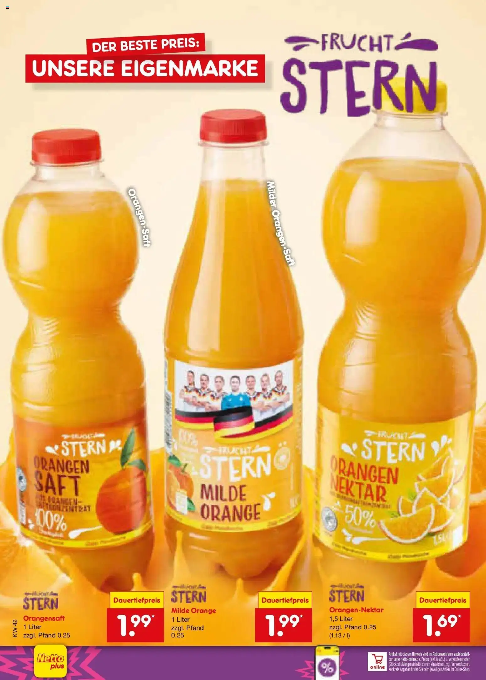 Netto Marken-Discount Prospekt Oldenburg (ab 12.10.2026) » Angebote | Seite: 22 | Produkte: Orangen, Orangensaft, Saft