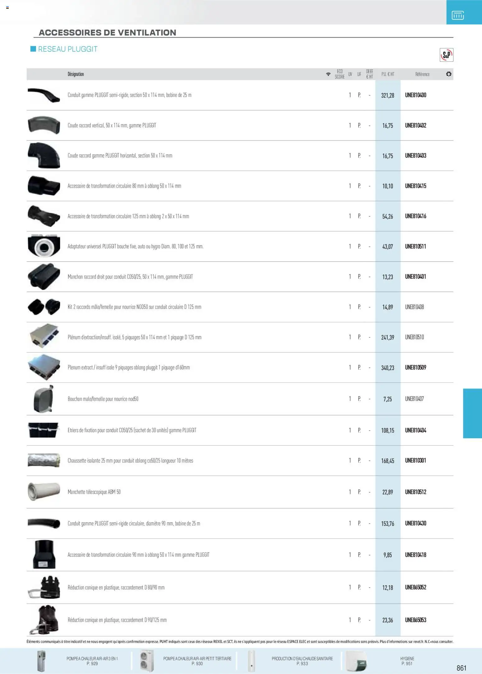 {H1} | Page: 73 | Produits: Adaptateur, Hygiène