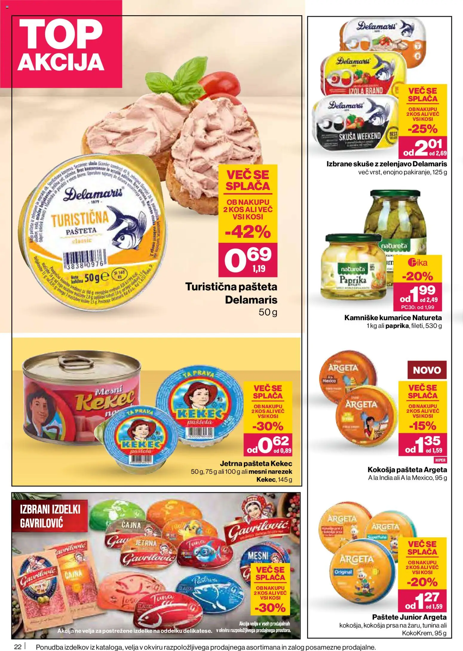 Novi Mercator katalog ponudbe – veljaven od 04.06.2026 | Stran: 22