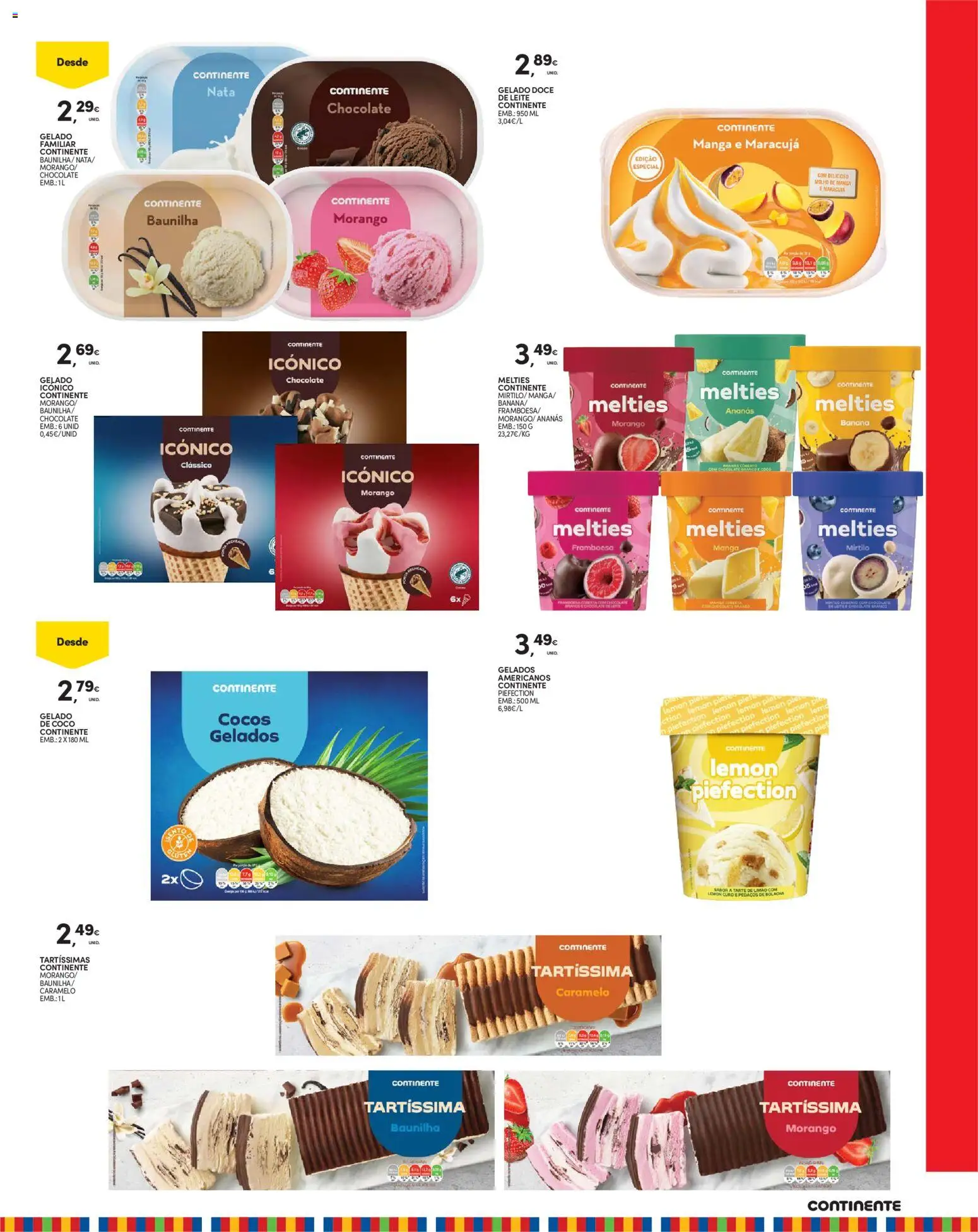 Continente Madeira │ válido de 09.06.2026 | Página: 19 | Produtos: Banana, Leite, Tarte, Nata