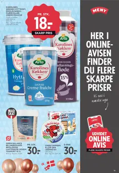 Meny - Tilbudsavis uge 22 gyldig fra 22.05.2026 | Side: 21 | Produkter: Yoghurt, Creme, Creme fraiche, Fløde