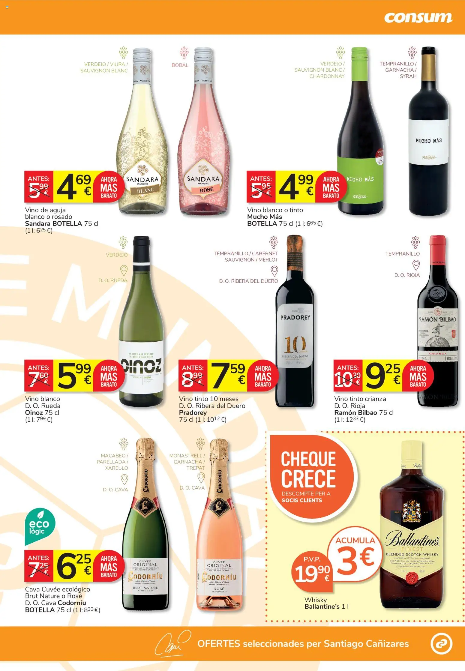 Consum El Mundial │ válido desde el 11.06.2026 | Página: 9 | Productos: Vino, Whisky