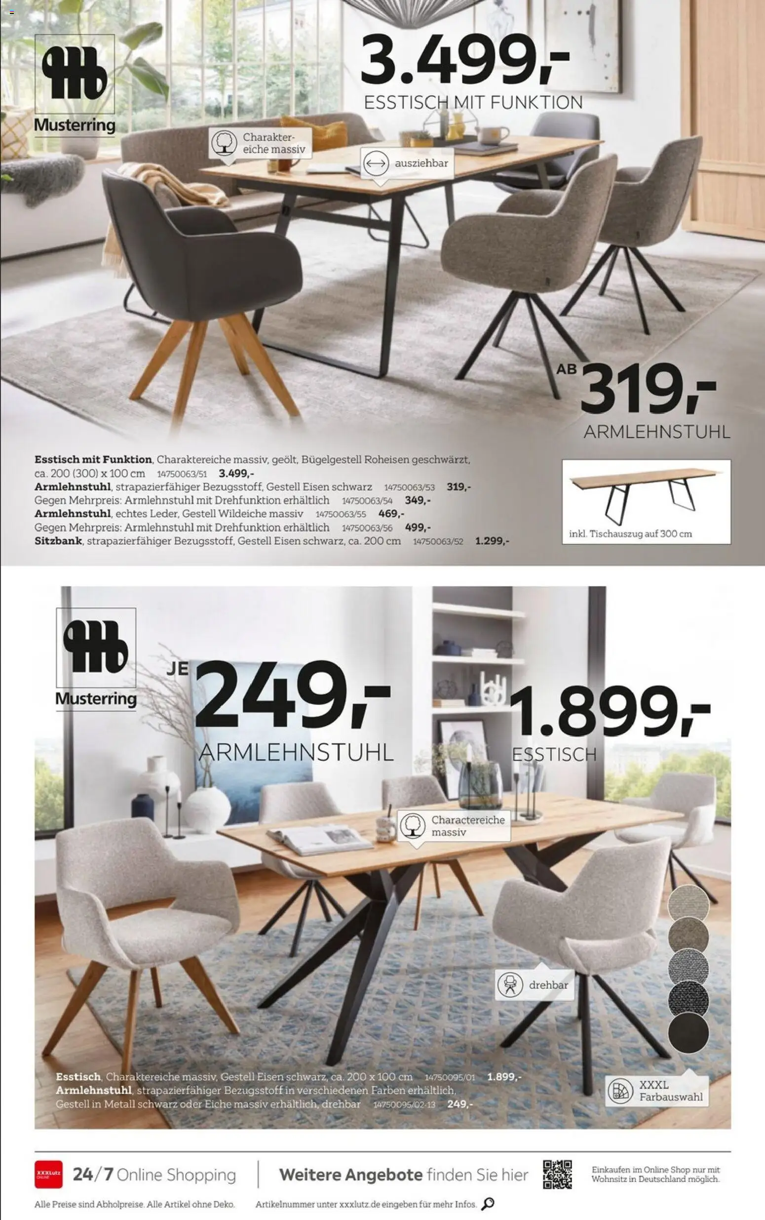 XXXLutz Zuhause beginnt hier – gültig ab 08.08.2026 | Seite: 8 | Produkte: Esstisch